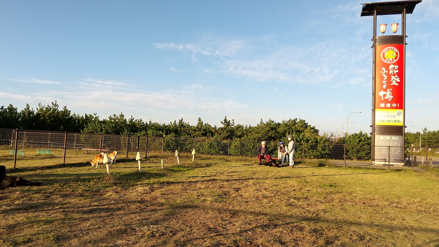 道の駅高松 ドッグラン