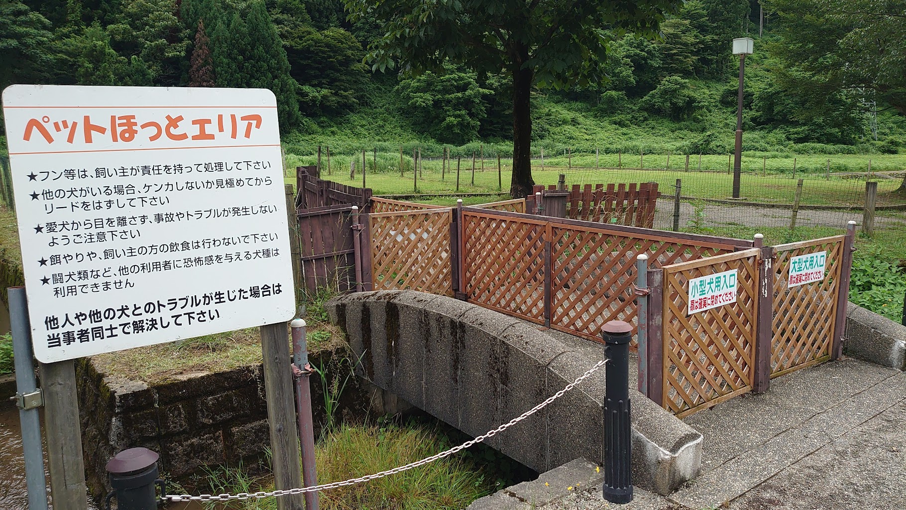 道の駅瀬女 ドッグラン