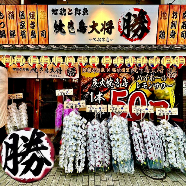 地鶏と鮮魚 焼き鳥大将 勝 大船本店