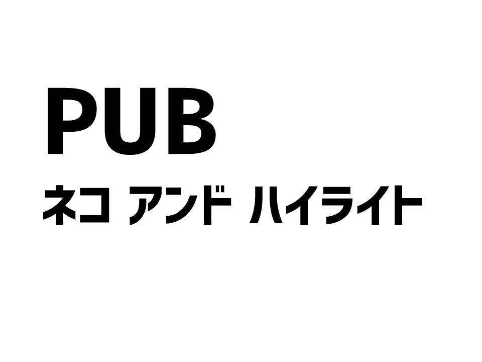 PUB ネコ アンド ハイライト