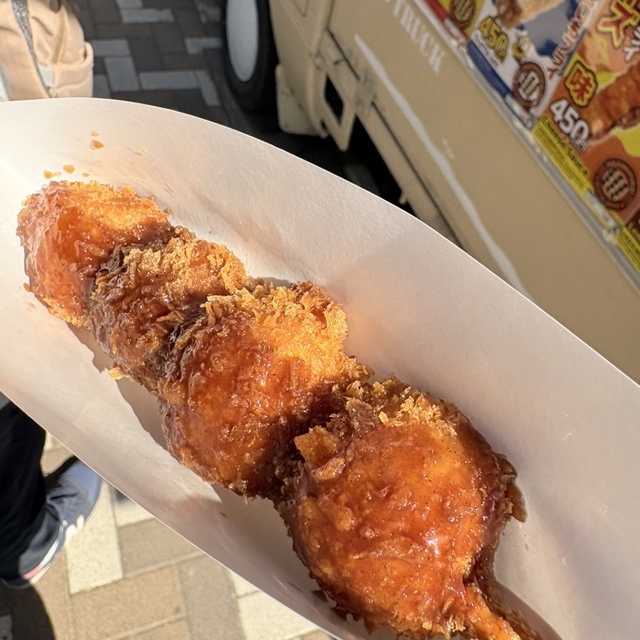 佐野S.A 下り　串焼き屋台