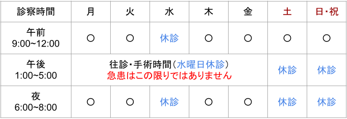 ワシヅカ獣医科/南山病院